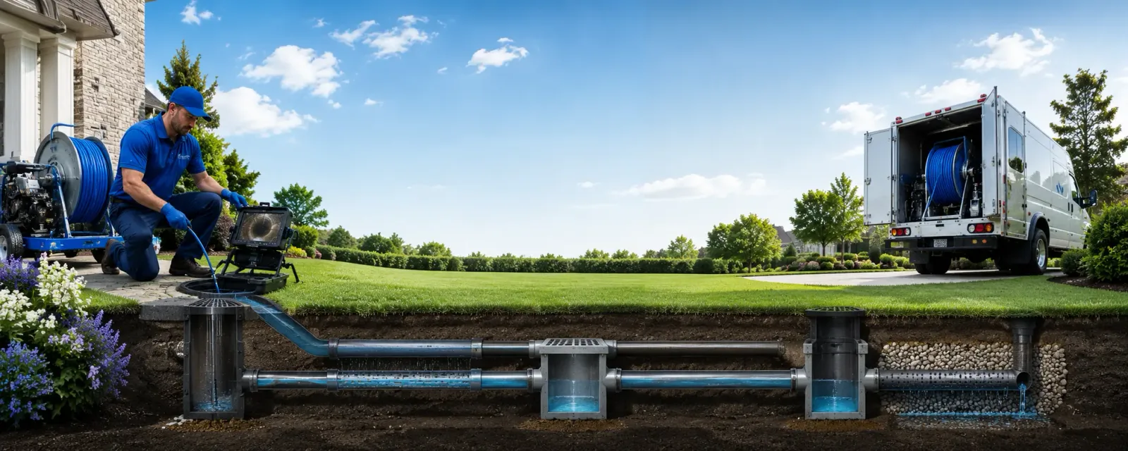 Outdoor drain cleaning information for Ouzinkie, AK